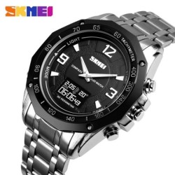 Reloj SKMEI 1464 Duos Electronic Brujúla Podómetro Termo Oled - Negro