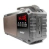 Parlante Bluetooth Ewtto 1259 Solar FM USB SD Recargable - Plomo