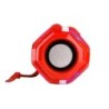 Parlante Bluetooth T&G 162 Iluminado FM USB SD Recargable - Rojo