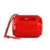 Parlante Bluetooth T&G 162 Iluminado FM USB SD Recargable - Rojo