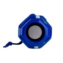 Parlante Bluetooth T&G 162 Iluminado FM USB SD Recargable - Azul