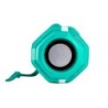 Parlante Bluetooth T&G 162 Iluminado FM USB SD Recargable - Verde