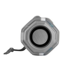 Parlante Bluetooth T&G 162 Iluminado FM USB SD Recargable - Gris