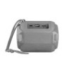 Parlante Bluetooth T&G 162 Iluminado FM USB SD Recargable - Gris
