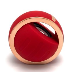 Parlante Bluetooth MMS-33 Iluminado FM USB SD - Rojo