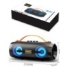 Parlante Bluetooth KIMISO 202 Iluminado FM USB SD Bass - Negro