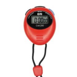 Cronómetro EAI Colt 290 Alarma Fechador Ergonómico- Rojo