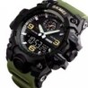 Reloj SKMEI Comando 1586 Dual Multifunción 3 Horarios - Verde