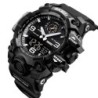 Reloj SKMEI Comando 1586 Dual Multifunción 3 Horarios - Negro