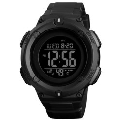 Reloj SKMEI Squad 1527 Deportivo 2 Tiempos Multifunción - Negro