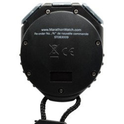Cronómetro ADANAC 4000 by Marathon Alarma Fechador Split- Negro