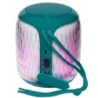 Parlante Bluetooth T&G 611 Iluminado FM USB SD Aux Recargable - Verde
