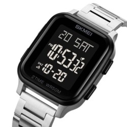 Reloj SKMEI Time 1859 Digital  Dual Multifunción Acero - Plata