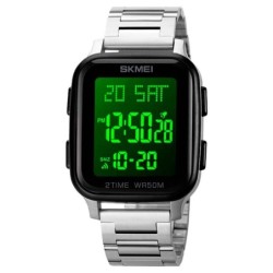Reloj SKMEI Time 1859 Digital  Dual Multifunción Acero - Plata