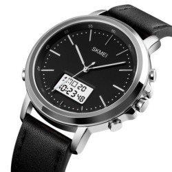 Reloj SKMEI Tempo 1652 Multifunción Dual Retroiluminado - Plata