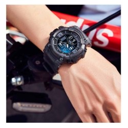 Reloj SMAEL Fusión 8049 Dual Deportivo Retroiluminado - Negro