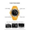 Reloj SMAEL Gear 1511 Digital Multifunción Iluminación - Naranja