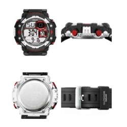 Reloj SMAEL Point 1379 Digital Retroiluminado Deportivo - Negro