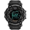 Reloj SMAEL Graphic 1802 Digital Retroiluminación Sport - Negro