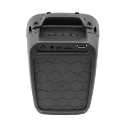 Parlante Bluetooth KIMISO 1001 Iluminado FM USB SD - Rojo