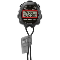 Cronómetro Sport Line 228 LCD Gigante Alarma Fechador Shock - Negro R