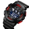 Reloj SKMEI Patrol 1857 Digital Multifunción Horario Mundial - Rojo