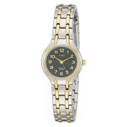Reloj Timex Elevated Analógico Indiglo Acero Dama - Negro