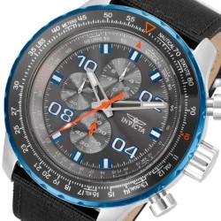 Reloj Invicta Aviator 34025 Cronógrafo 3 Esferas Hombre - Negro