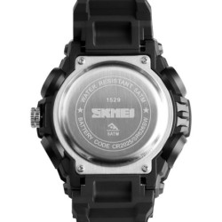 Reloj SKMEI Shell 1529  Hibrido Deportivo Multifunción - Negro