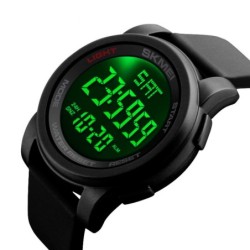 Reloj SKMEI 1257 Ciclope Dual Time Countdown Snooze BackLight - Negro
