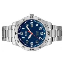Reloj Timex Field stone TW2P61 Analógico Indiglo Hombre - Plata Azul