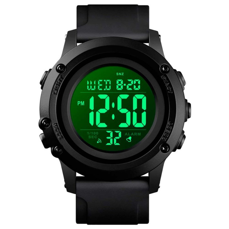 Reloj SKMEI Stealthy 1506 Digital Dual Retroiluminado - Negro