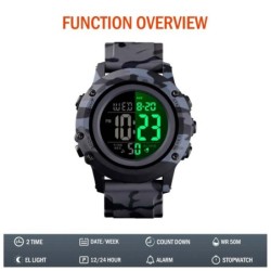 Reloj SKMEI Stealthy 1506 Digital Dual Retroiluminado - Camuflage