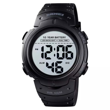 Reloj SKMEI Focal 1560 Digital Horario Dual Multifunción - Negro
