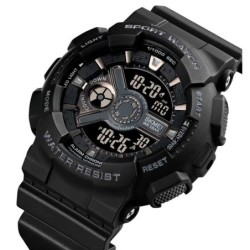 Reloj SKMEI Chrono 1828 Digital Dual Multifunción Deportivo - Negro