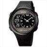 Reloj SKMEI Twins 1899 Hibrido Triple Horario Multifunción - Negro