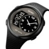 Reloj SKMEI Twins 1899 Hibrido Triple Horario Multifunción - Negro