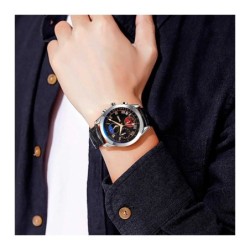 Reloj SKMEI Moon 9236 Analógico Crono Fechador Fase Lunar - Negro