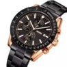 Reloj SKMEI Cronos 9253 Analógico Cronómetro Fechador - Negro Oro