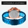 Reloj SKMEI Cronos 9253 Analógico Cronómetro Fechador - Azul Oro