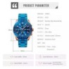 Reloj SKMEI Cronos 9253 Analógico Cronómetro Fechador - Azul Oro