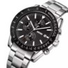 Reloj SKMEI Cronos 9253 Analógico Cronómetro Fechador - Negro Plata