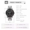 Reloj SKMEI Cronos 9253 Analógico Cronómetro Fechador - Negro Plata