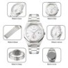 Reloj SKMEI Octa 9262 Analógico Fechador Esfera Seg - Plata Negro