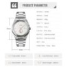 Reloj SKMEI Octa 9262 Analógico Fechador Esfera Seg - Plata Blanco