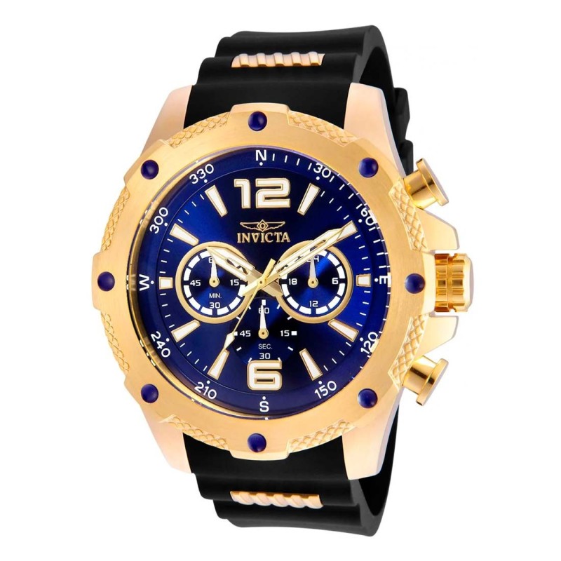 Reloj Invicta I-Force 19659 Cronógrafo 3 Esferas Hombre - Dorado Azul