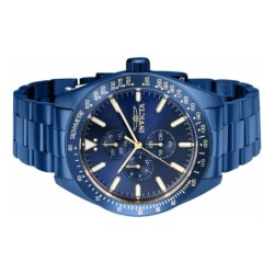 Reloj Invicta Aviator 38973 Fechador 3  Esferas 24 Hrs Hombre - Azul