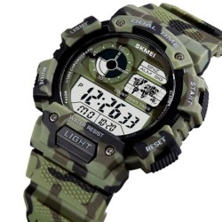 Reloj SKMEI Army 1723 Digital Deportivo Multifunción - Verde Militar