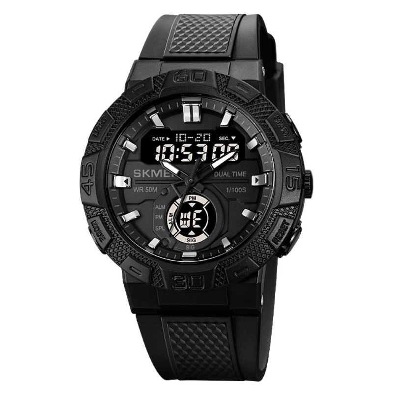 Reloj SKMEI Dark 1881 Hibrido Multifuncion Deportivo - Negro