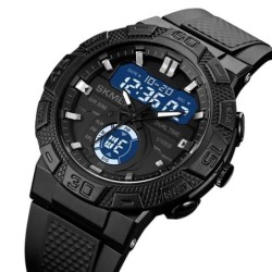 Reloj SKMEI Dark 1881 Hibrido Multifuncion Deportivo - Negro